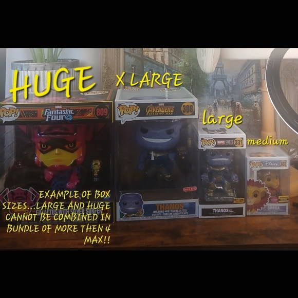 HUGE BOX X LARGE SIZE Funko Pop Thanos with Infinity Gauntle - Picture 2 of 8